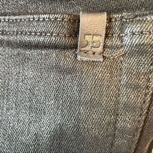 Joe’s Jeans The Skinny Wax Coated Black Ankle Jeans - Picture 6 of 8